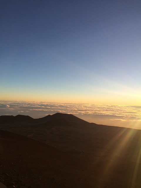 ハワイ　マウナケア山頂の日の出_a0070655_15191257.jpg