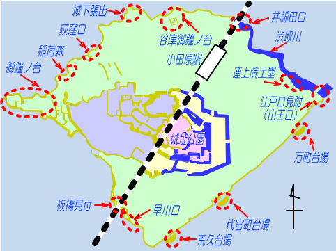 戦国最大の城郭・小田原城総構９km　collection 905_a0046462_21432483.gif