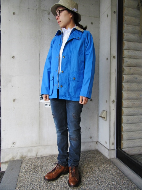 春Barbour・本命・連休前に到着です! Barbour ・・・ Overdied WHITE BEDAIL JACKET!★!_d0152280_21122097.jpg