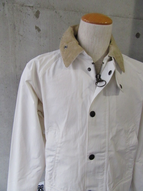 春Barbour・本命・連休前に到着です！　Barbour ･･･ Overdied WHITE BEDAIL JACKET！★！_d0152280_2134523.jpg