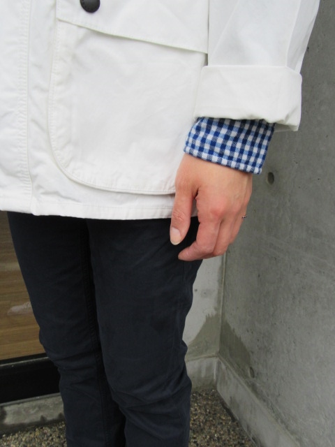 春Barbour・本命・連休前に到着です！　Barbour ･･･ Overdied WHITE BEDAIL JACKET！★！_d0152280_2154724.jpg