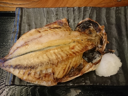 3/19 縄文の湯 鯵定食¥500+冷奴¥100 @府中市_b0042308_23134242.jpg