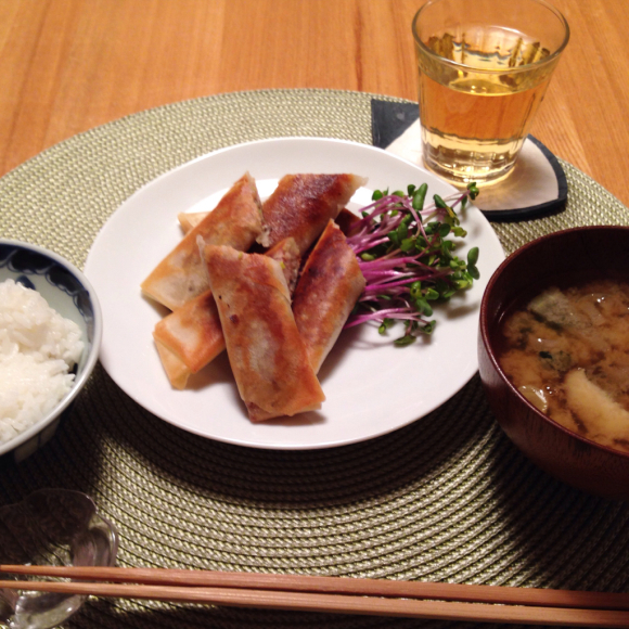 昨日のおうちカフェとおうちごはん。_b0065587_09000920.jpg