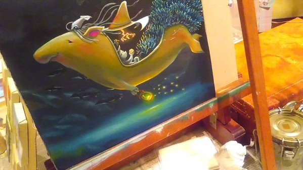 s.ukawaさん個展最終日です、ライブペイント完成!予約受付中_d0322493_22543117.png