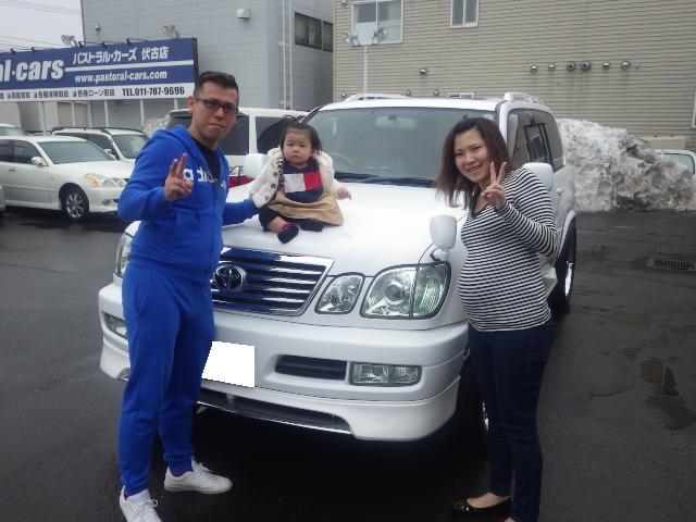 ☆ランクルシグナス待望の御納車!!☆(伏古店)_c0161601_1853204.jpg