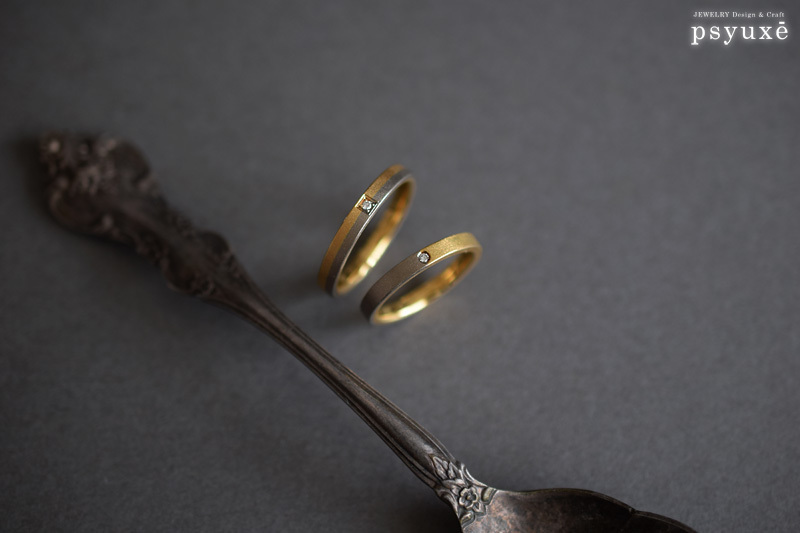 psyuxe Original Marriage Ring 《Point du jour(ポワン・ドゥ・ジュール)》_e0131432_17392659.jpg