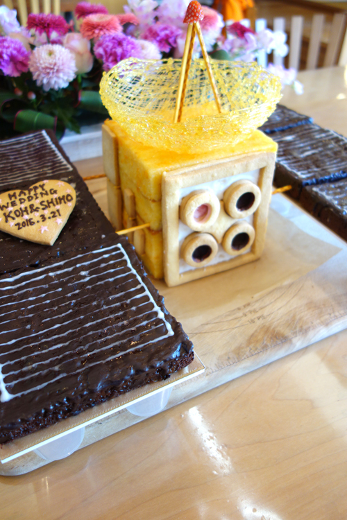 「はやぶさ」ウエディングケーキ & Z「寿」BENTOでおめでとう!_a0017350_03160476.jpg
