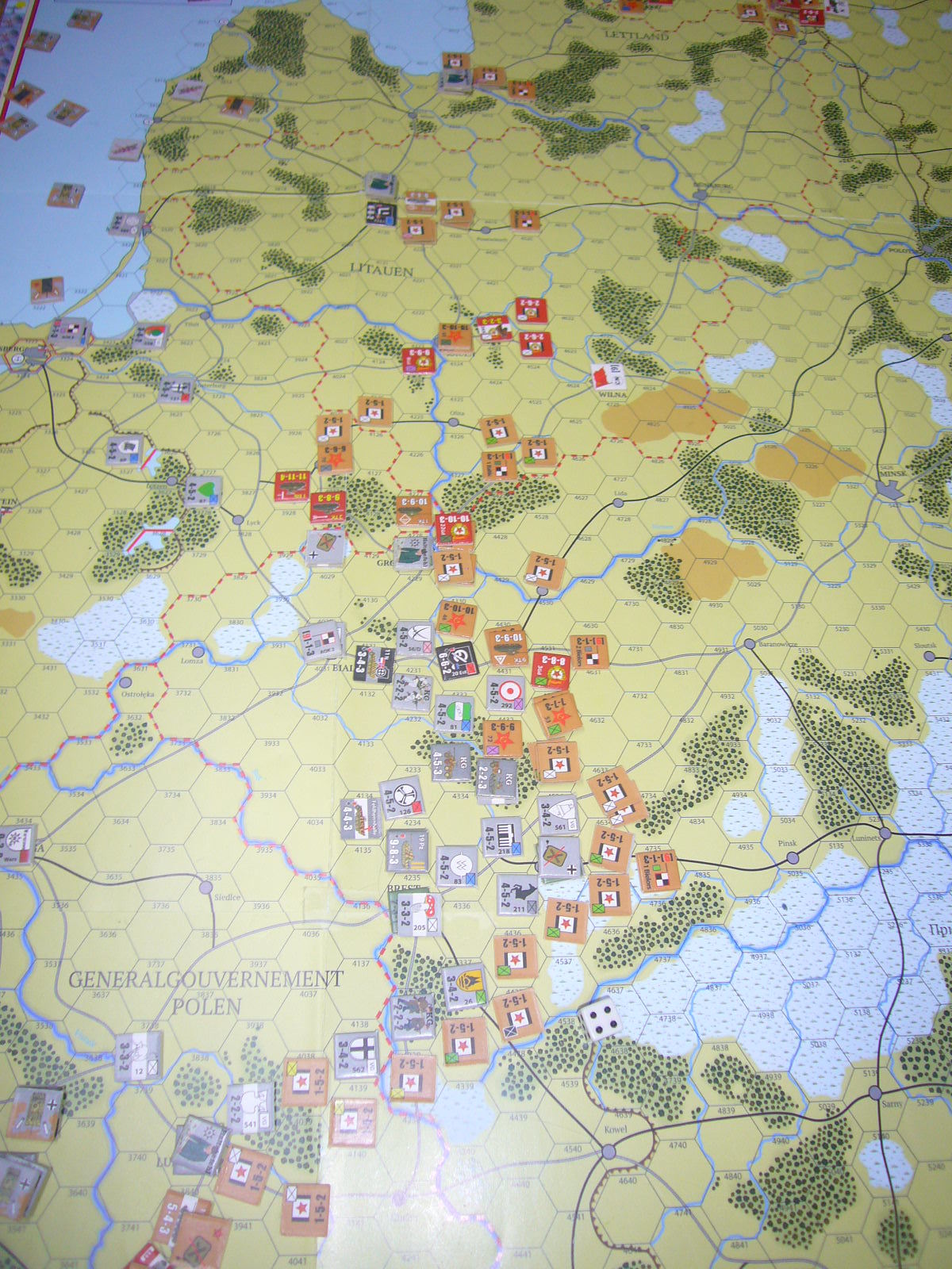 YSGA第321回定例会の様子その11(Hexasim)Victory Roads The Eastern Front June 1944 - May 1945.五人戦そのⅱ_b0173672_22271023.jpg