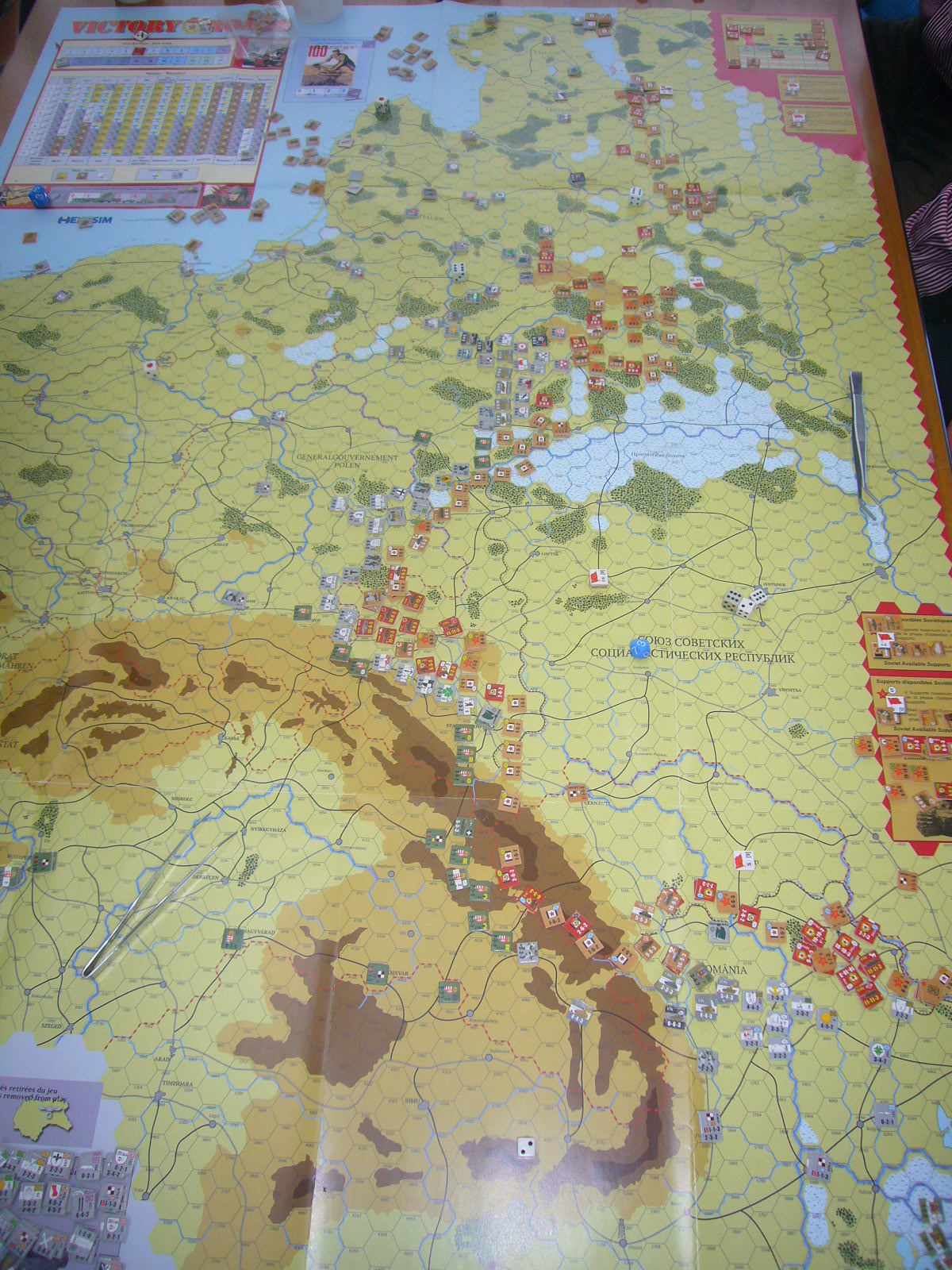 (Hexasim)Victory Roads The Eastern Front June 1944 - May 1945.五人戦そのⅱ2016.03.20第321回定例会の様子11_b0173672_22271184.jpg