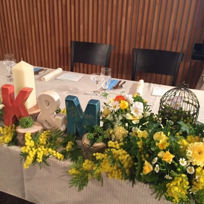 Happy Wedding!! K&M~手作りDIYと春の小花_e0120789_21534770.jpg