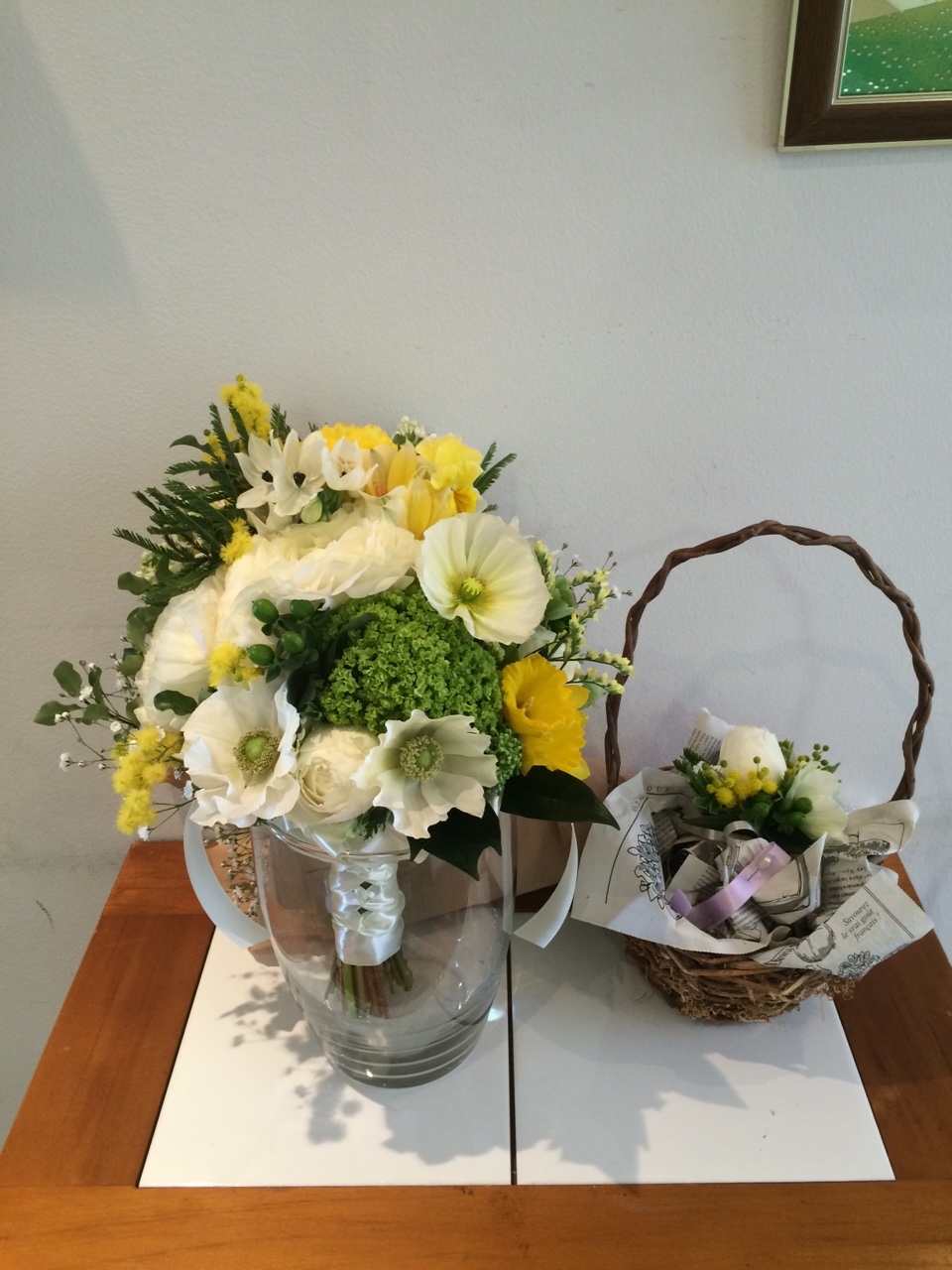 Happy Wedding!! K&M~手作りDIYと春の小花_e0120789_21565896.jpg