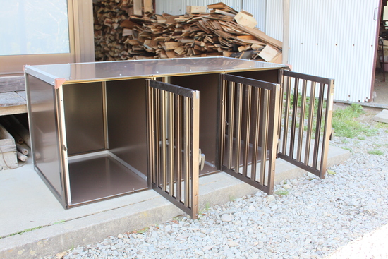 猟犬用の犬小屋を作った お山の宿 みちつじ 猟犬用の犬小屋を作った お山の宿 みちつじ