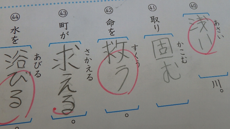小春日和と漢字テスト_c0113733_0431030.jpg
