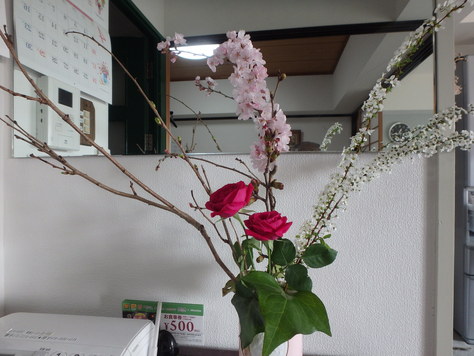 花を生けると心が清々しく_f0155477_1634121.jpg