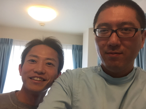 友人のドクター。沖田先生、ご来院。_a0112393_17374280.jpg