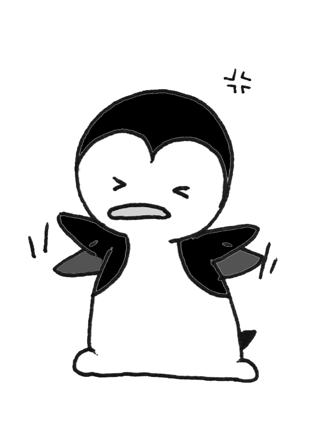 怒ったアザラシとペンギン まちうのメモ帳