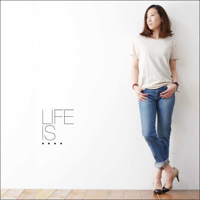 LIFE IS...[ライフ イズ] ROUGH NECK TEE [BC-0003] MEN\'S/LADY\'S_f0051306_19145807.jpg