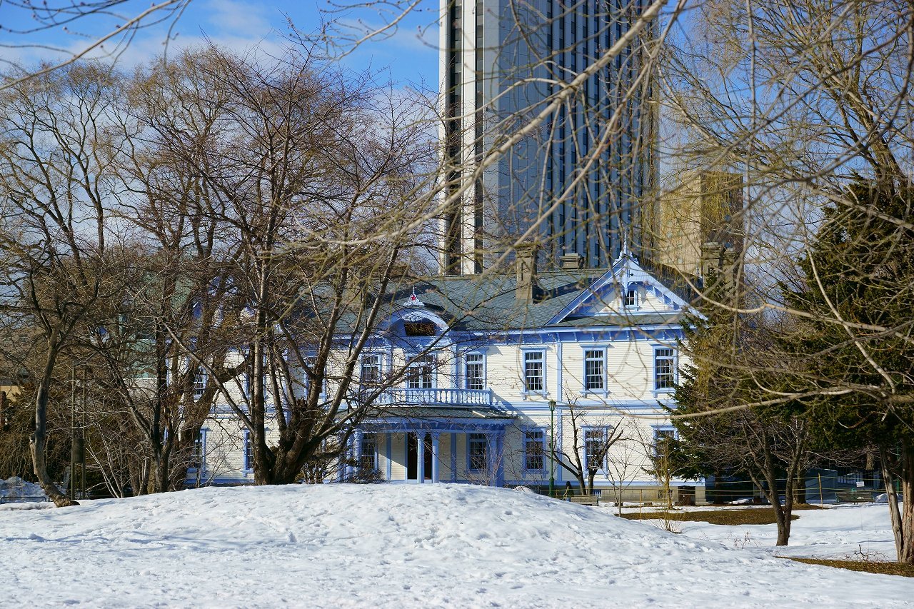 豊平館・中島公園の雪と光_b0225108_18334710.jpg