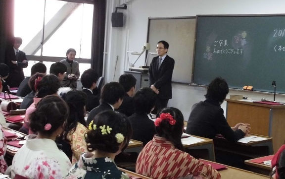 15年度上智大学学位授与式 上智大学文学部史学科