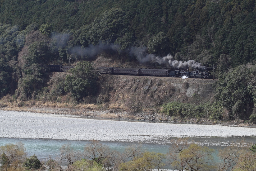 門デフ、C56、焦げ茶色の客車　- 2016年・大井川重連 -    _b0190710_1935440.jpg