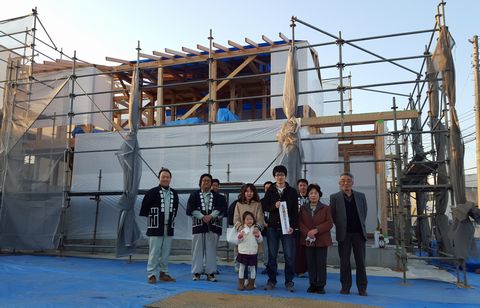 石岡の家が上棟しました。_a0059217_11323144.jpg