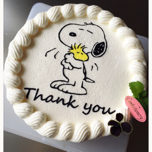スヌーピーのケーキ Snoopy Cake 幸せなトカゲ おもにケーキをつくってます