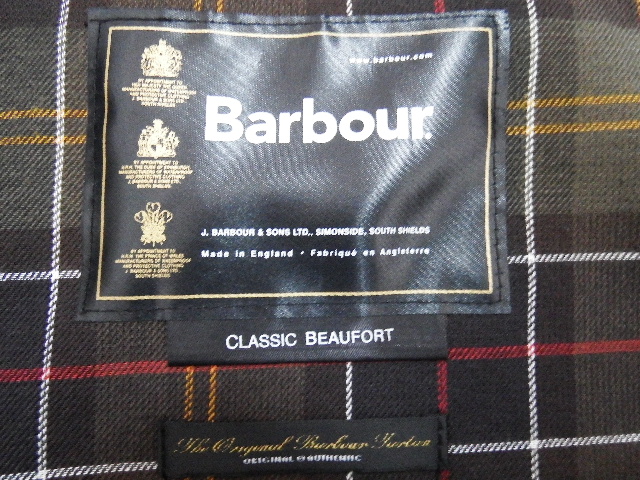 Barbour CLASSIC BEAUFORT 38。_d0133791_11215379.jpg