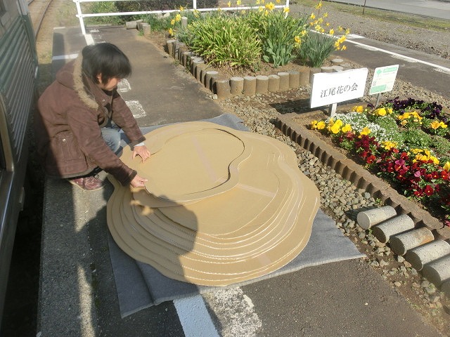 岳鉄に「夢をのせて」 アートステーション・イン・岳電_f0141310_7504789.jpg