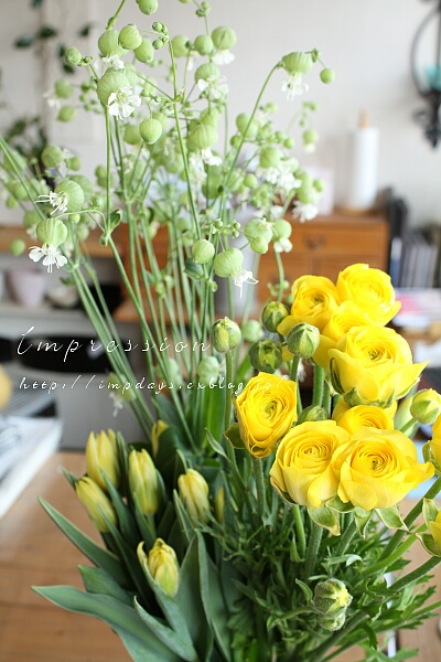 イースターカラーの花束 Impression Days