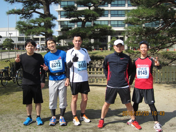 マラソン部活動報告5 第37回まつえレディースハーフマラソン_c0203658_20204071.jpg