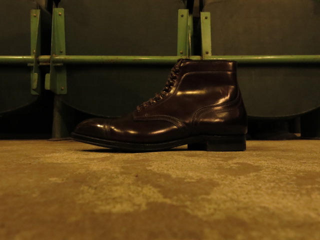 \"ANATOMICA BY ALDEN CAP TOE BOOTS DARK BURGUNDY CORDOVAN\"ってこんなこと。_c0140560_12542035.jpg