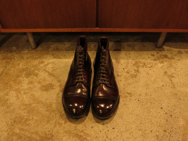 \"ANATOMICA BY ALDEN CAP TOE BOOTS DARK BURGUNDY CORDOVAN\"ってこんなこと。_c0140560_12543384.jpg