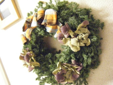 手作りクリスマスリースfrom：ROSEさん♡_a0348473_12510122.jpg
