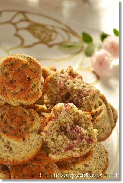 【レシピ】紅茶びっしり♡クランベリーローズケーキ_a0348473_14255042.jpg