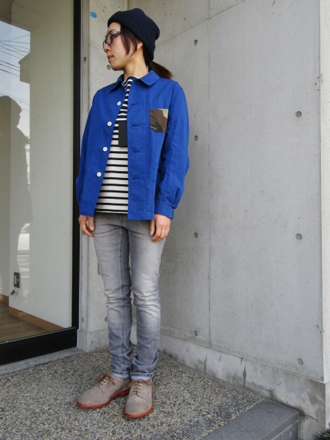 春の陽気に誘われてBORDER 2連発 ・・・ Glacon 限定Crazy BORDER LONG TEE!★!_d0152280_21515086.jpg