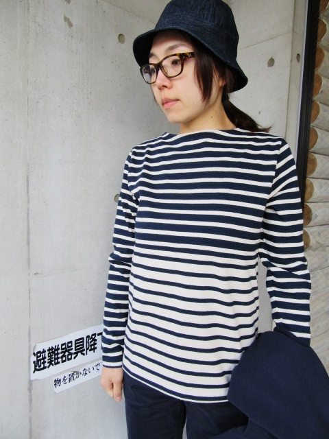 春の陽気に誘われてBORDER 2連発 ・・・ Glacon 限定Crazy BORDER LONG TEE!★!_d0152280_21544277.jpg