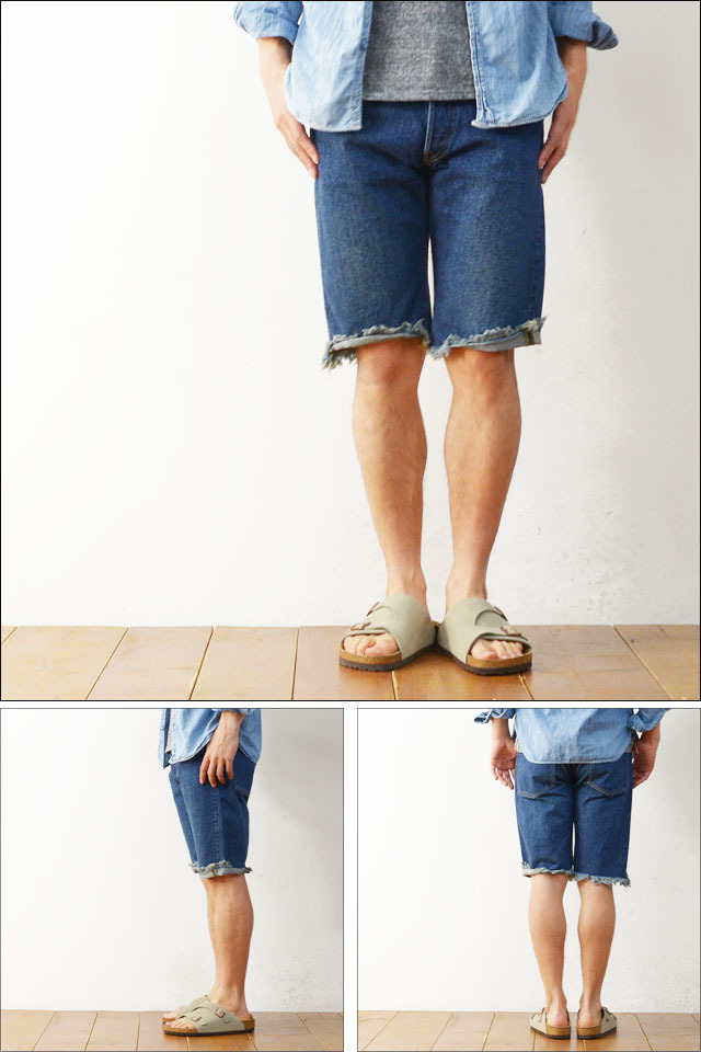 orslow[オアスロウ] CUT OFF DENIM SHORTS DENIM USED [01-7105-95