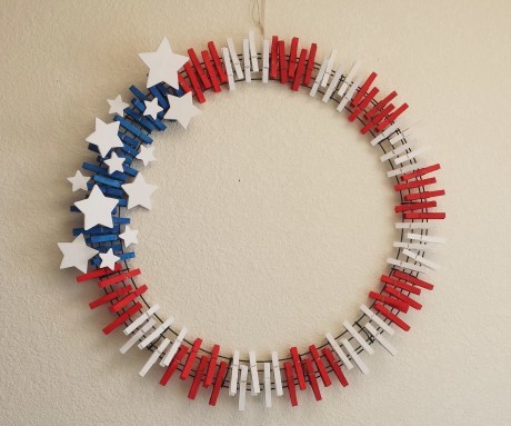 クラフト：Patriotic Wreath_d0278232_07372332.jpg