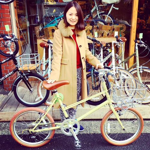 ☆今日のバイシクルガール☆ 自転車女子 おしゃれ自転車 自転車ガール 自転車女子 ミニベロ クロスバイク_b0212032_1823416.jpg