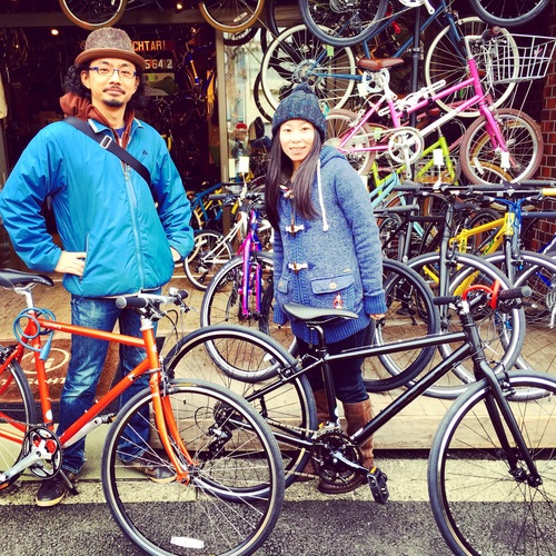 ☆今日のバイシクルガール☆ 自転車女子 おしゃれ自転車 自転車ガール 自転車女子 ミニベロ クロスバイク_b0212032_18235272.jpg