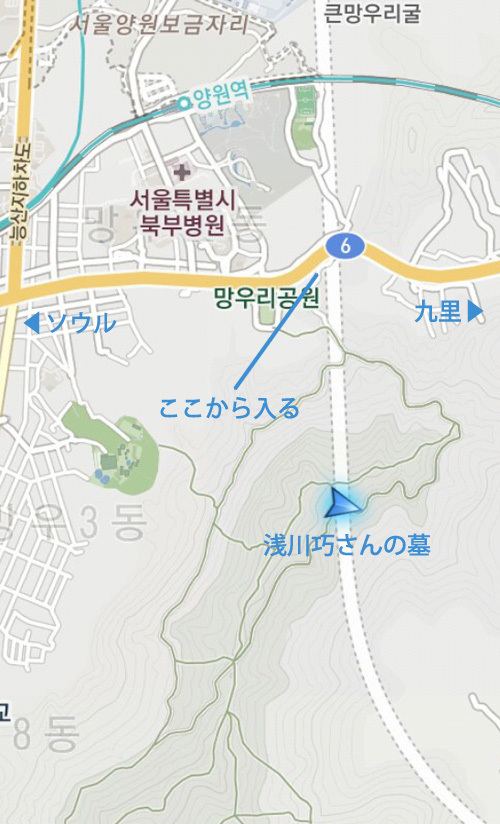 浅川巧さんの墓地を訪ねる_e0160774_17423206.jpg