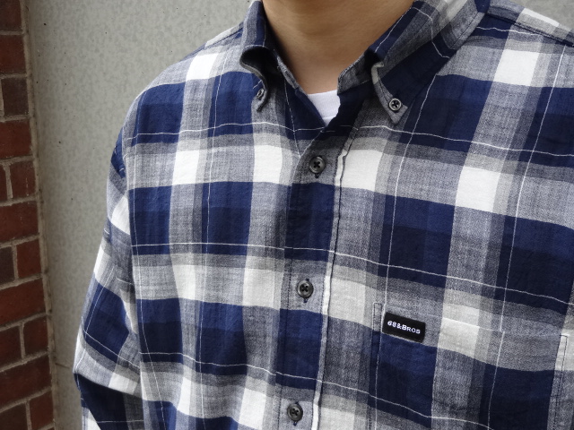 68&BROTHERS L/S Summer B.D Shirts Gauze Plaid！！！_a0221253_21261976.jpg