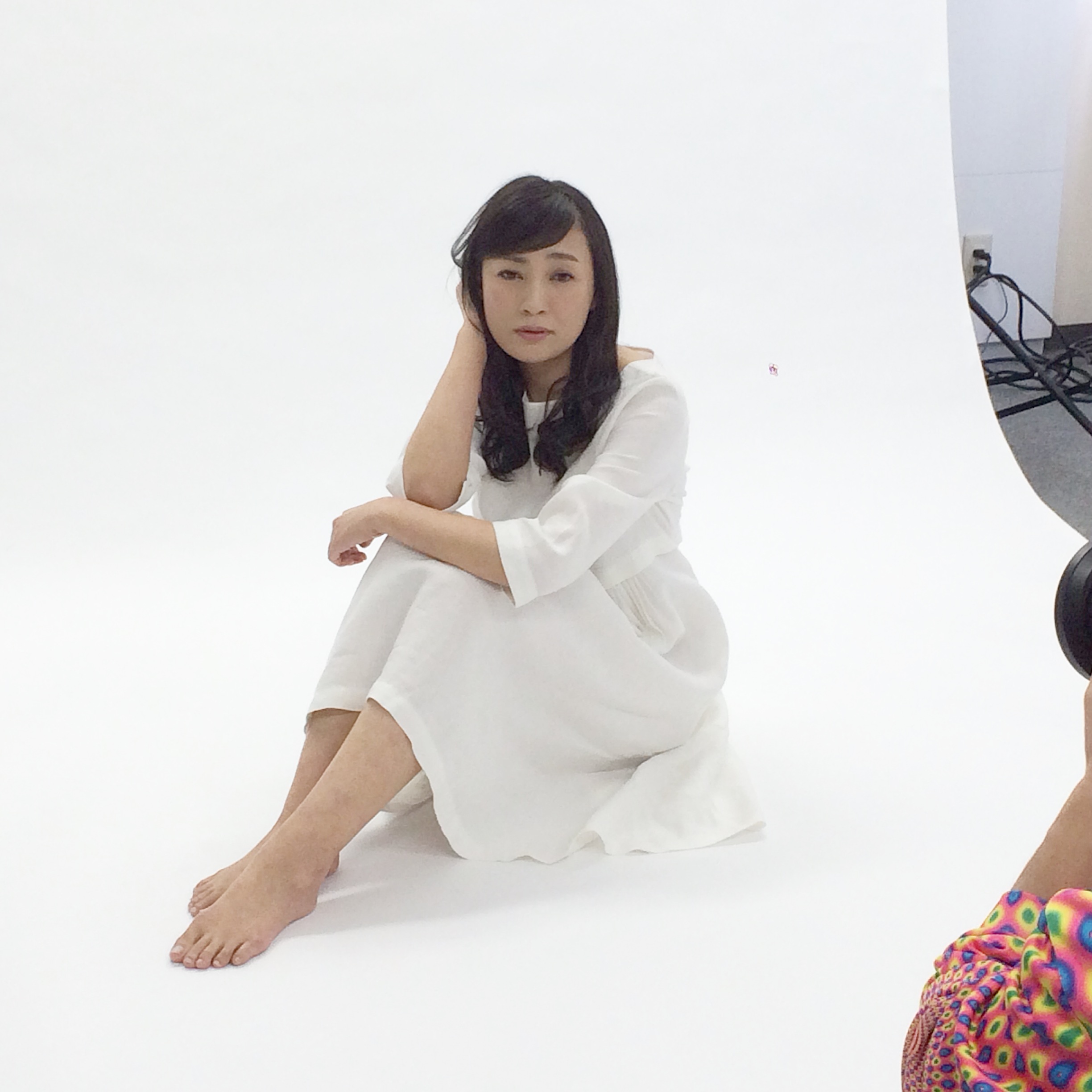 撮影風景 田中美里 朗読劇 私の頭の中の消しゴム 撮影風景 田中美里 朗読劇 私の頭の中の消しゴム