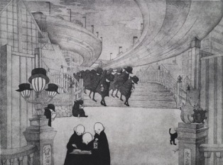 本日よりスタート 16/5/11-16 波磨悠子 銅版画展 _e0091712_1130246.jpg