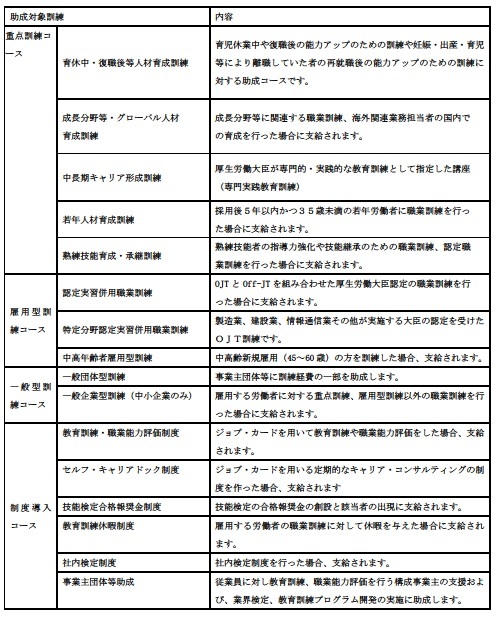 １ キャリア形成促進助成金 助成金活用のポイントを詳解 雇用関係助成金 申請 手続マニュアル