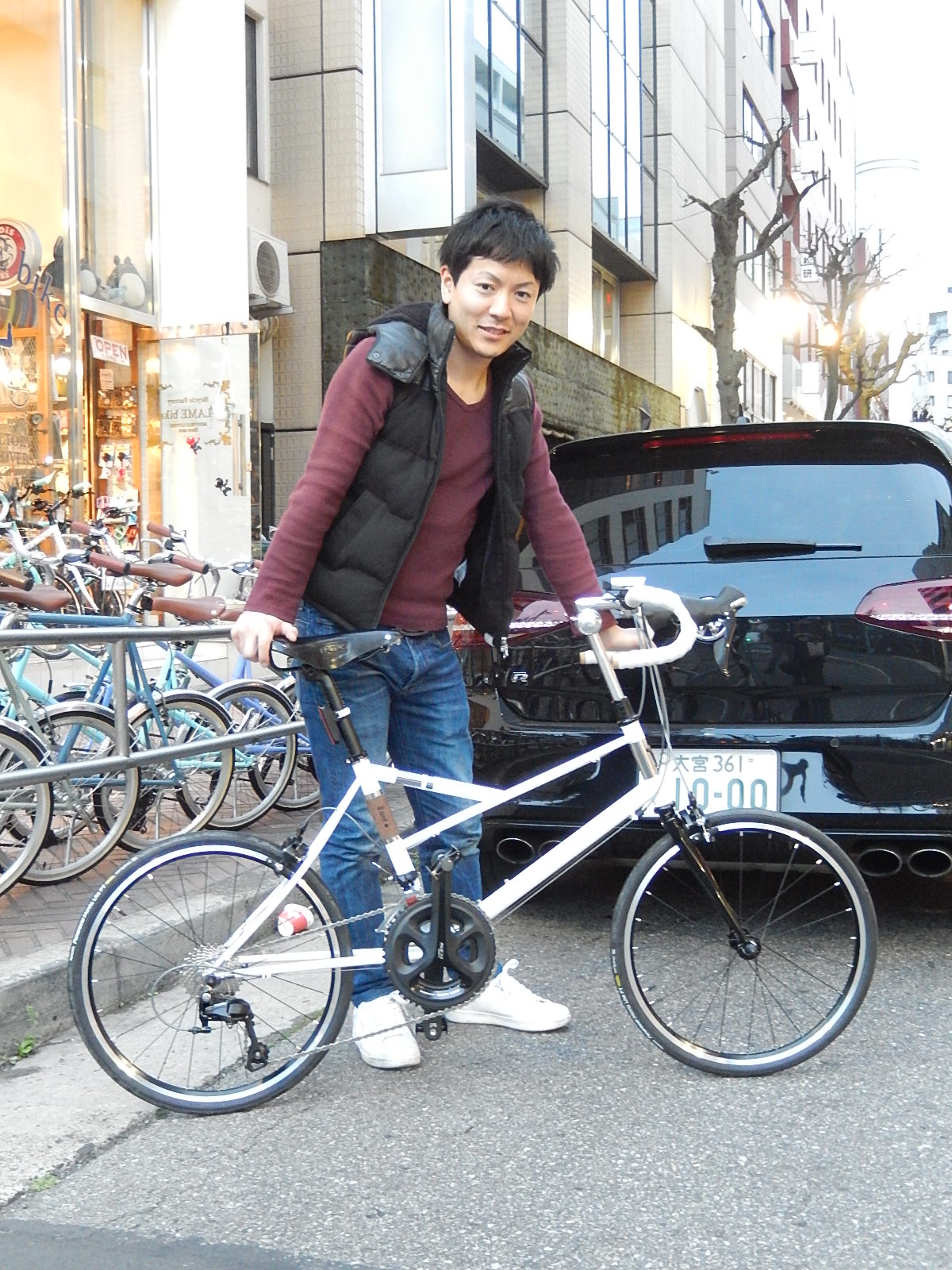 4月6日　渋谷　原宿　の自転車屋　FLAME bike前です_e0188759_19495314.jpg