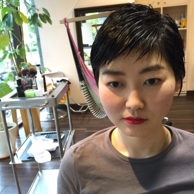 黒髪ベリーショート 赤リップ Belin S Blog 黒髪ベリーショート 赤リップ Belin S Blog