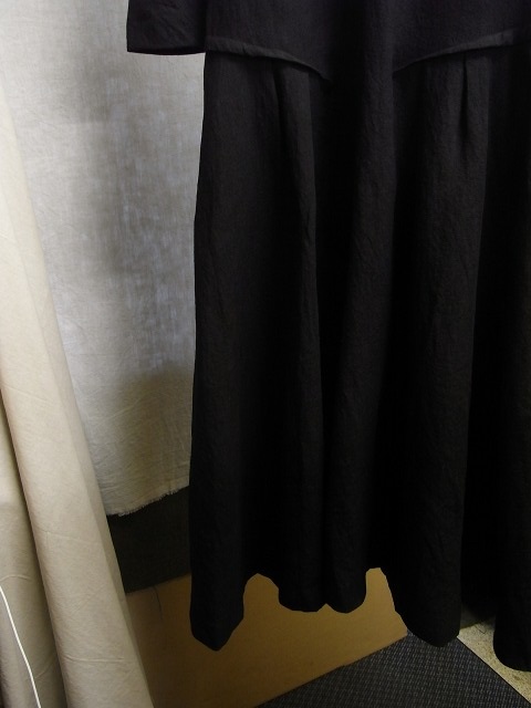 　LG-D01...classic blacklinen dress,detail,size_f0352385_18222710.jpg