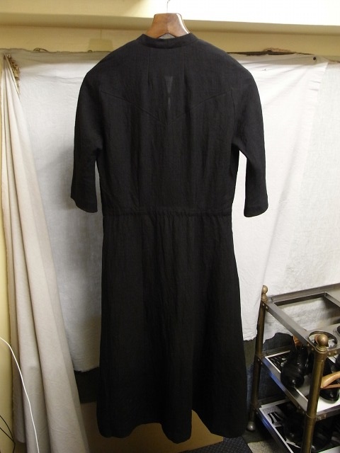 　LG-D01...classic blacklinen dress,detail,size_f0352385_18224318.jpg