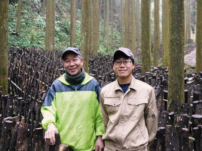 原木しいたけ コマ打ち作業(2021) 多くの手間ひまで育てられる最も自然に近い栽培方法です(後編)!_a0254656_18293479.jpg